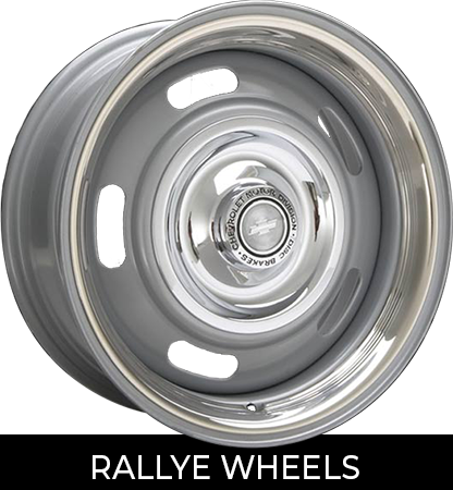 Aluminum and Steel Rallye Style Wheels from The Wheelsmith